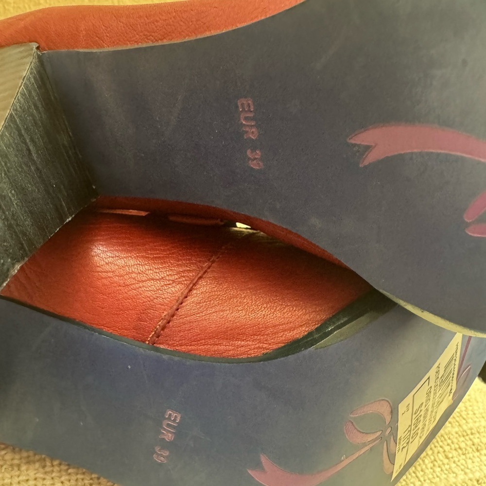Poetic License Red Lace Up Boots - Picture 8 of 9